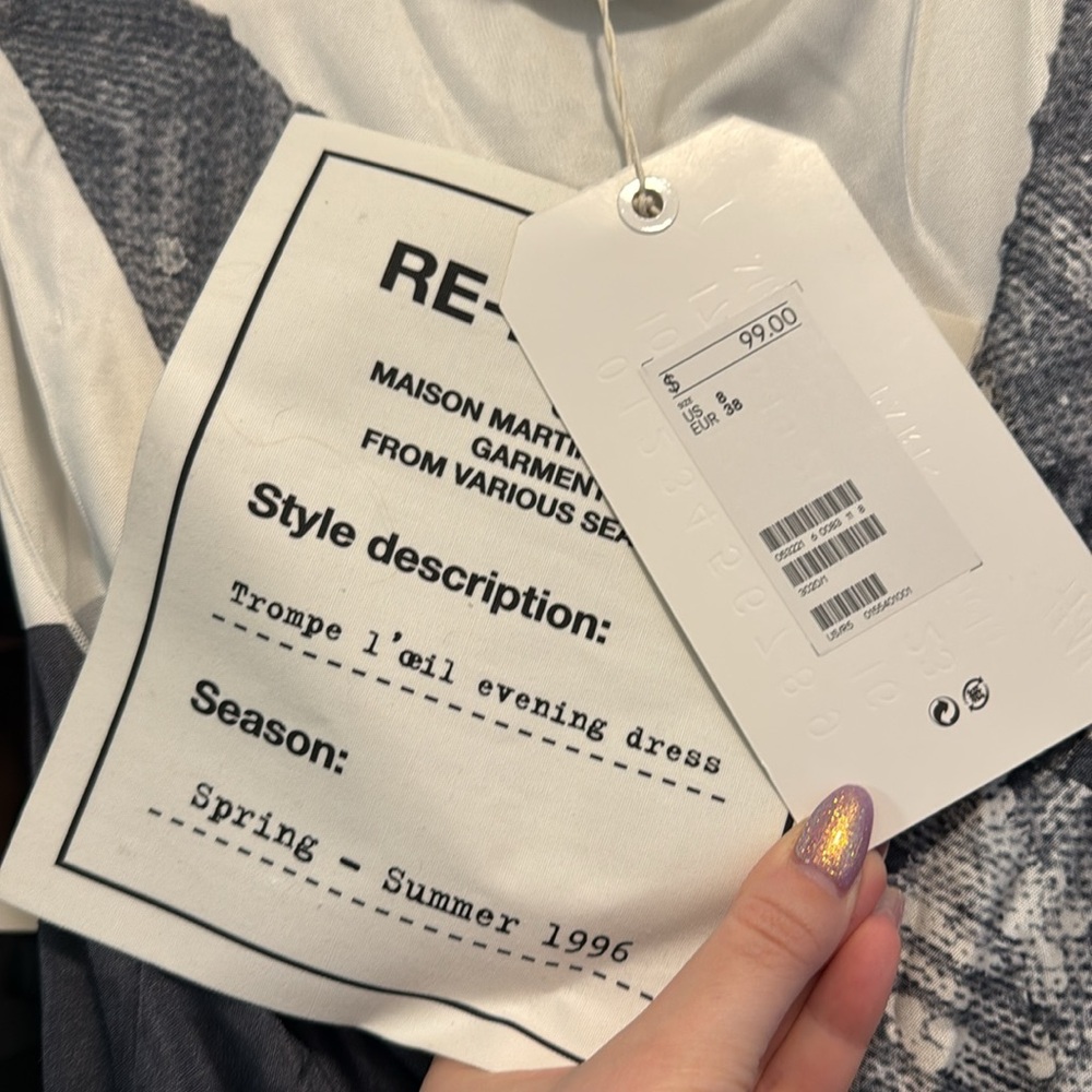 NWT RARE ARCHIVAL Maison Martin Margiela for H&M Silver Dress - Picture 9 of 10